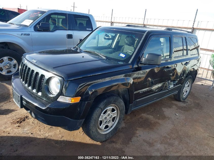 2016 Jeep Patriot Sport VIN: 1C4NJPBB7GD576097 Lot: 38247163