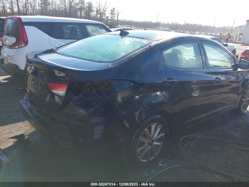 KMHDH4AE4GU628413 2016 Hyundai Elantra Se