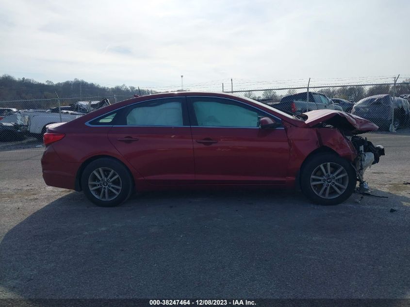 2015 Hyundai Sonata Se VIN: 5NPE24AF4FH201941 Lot: 38247464