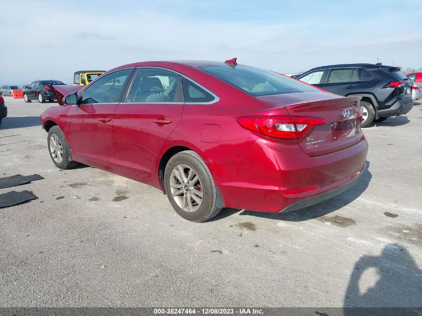 2015 Hyundai Sonata Se VIN: 5NPE24AF4FH201941 Lot: 38247464