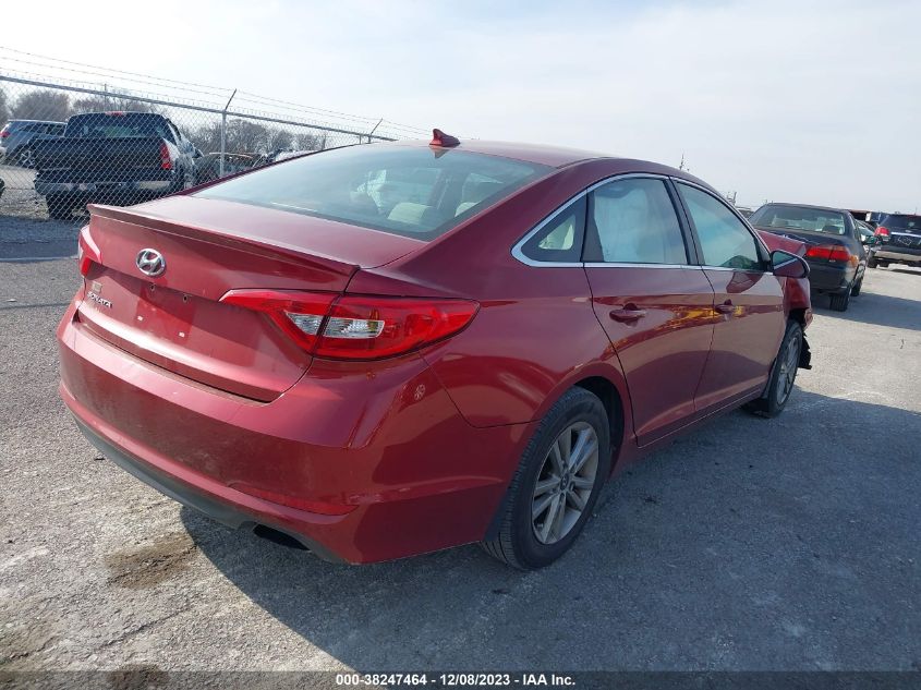 2015 Hyundai Sonata Se VIN: 5NPE24AF4FH201941 Lot: 38247464