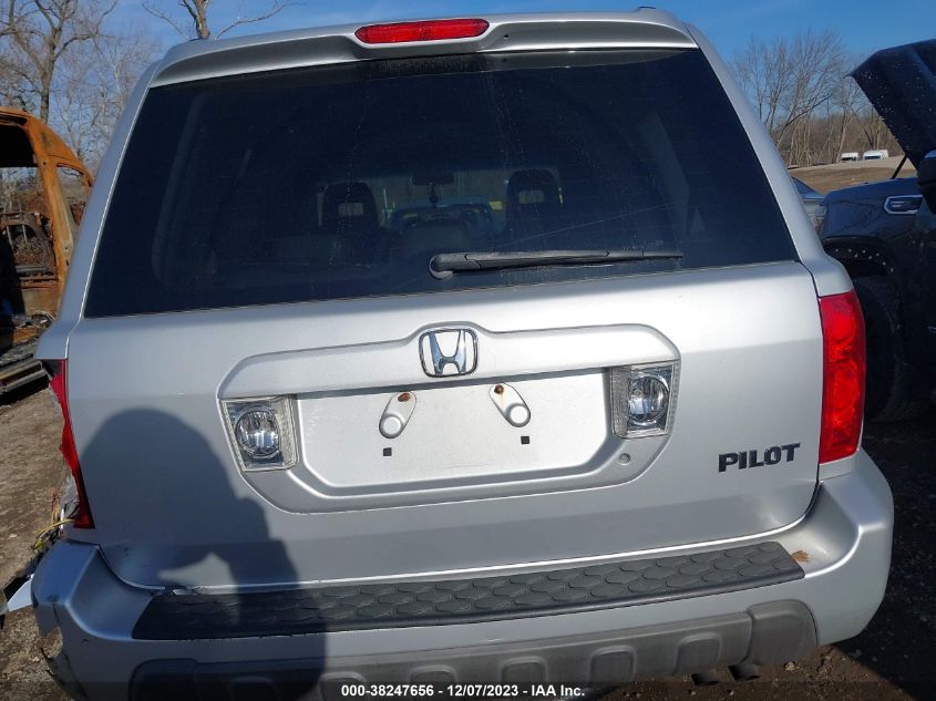 2003 Honda Pilot Ex-L VIN: 2HKYF18623H621764 Lot: 38247656