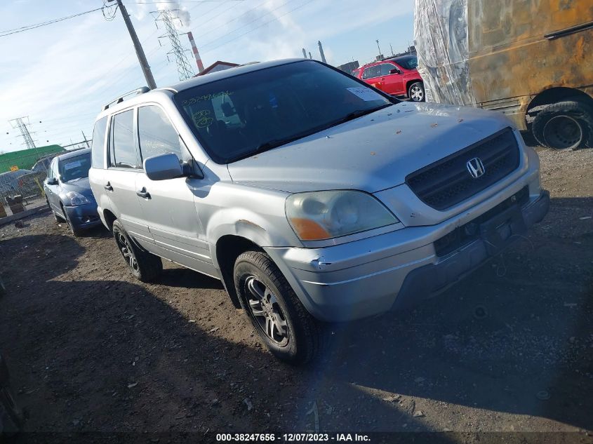 2003 Honda Pilot Ex-L VIN: 2HKYF18623H621764 Lot: 38247656