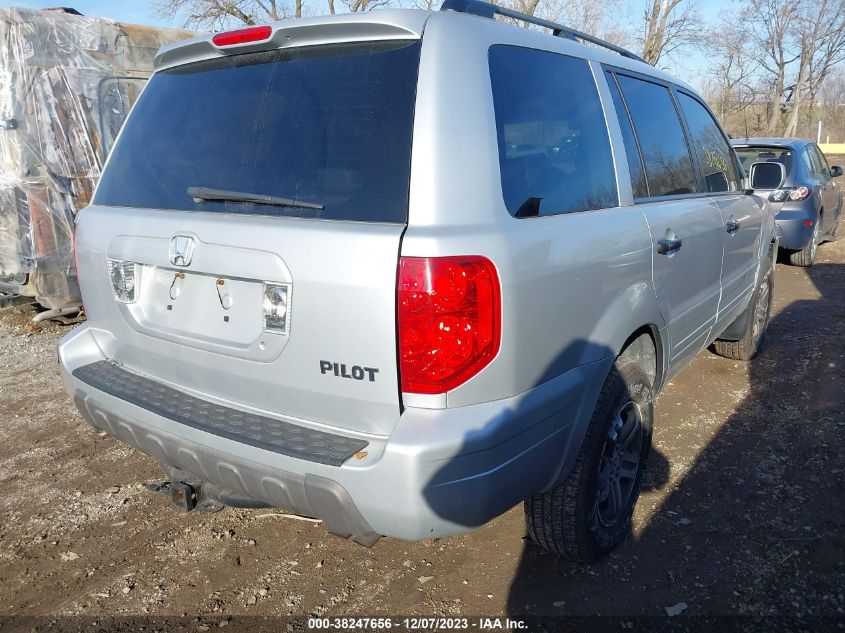 2003 Honda Pilot Ex-L VIN: 2HKYF18623H621764 Lot: 38247656