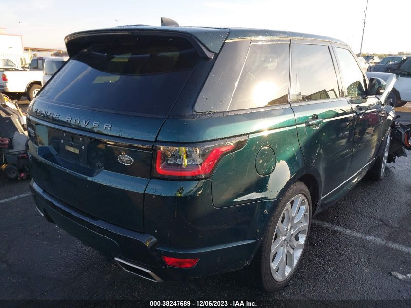 2020 Land Rover Range Rover Sport Hse Dynamic VIN: SALWR2SEXLA890390 Lot: 38247689