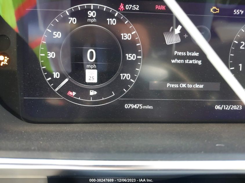 2020 Land Rover Range Rover Sport Hse Dynamic VIN: SALWR2SEXLA890390 Lot: 38247689