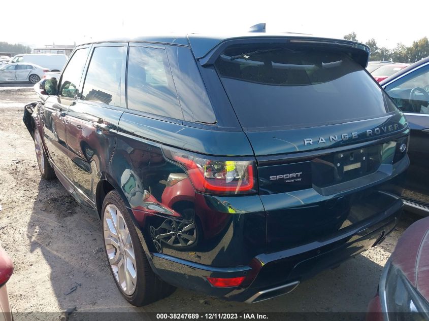 2020 Land Rover Range Rover Sport Hse Dynamic VIN: SALWR2SEXLA890390 Lot: 38247689