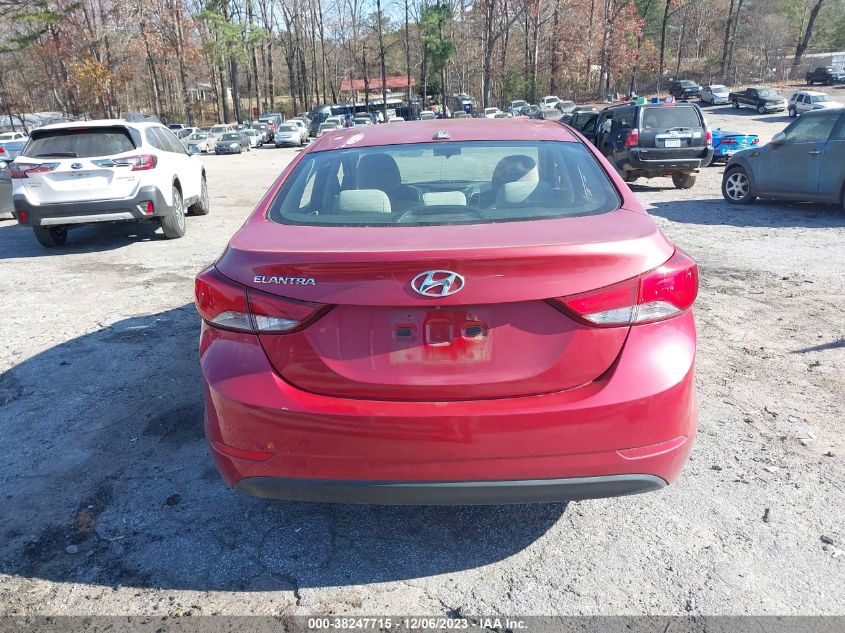 2014 Hyundai Elantra Se (Ulsan Plant) VIN: KMHDH4AE1EU083381 Lot: 38247715