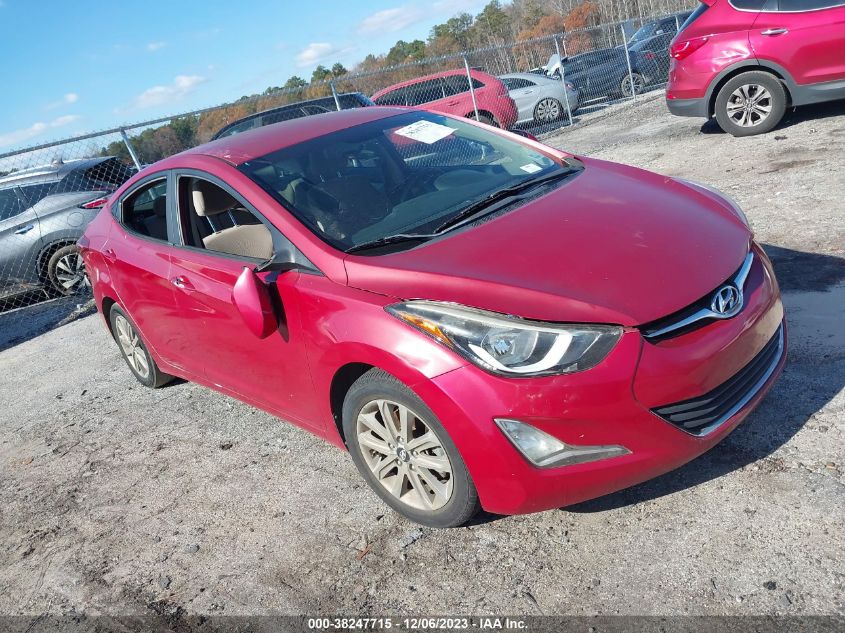 2014 Hyundai Elantra Se (Ulsan Plant) VIN: KMHDH4AE1EU083381 Lot: 38247715