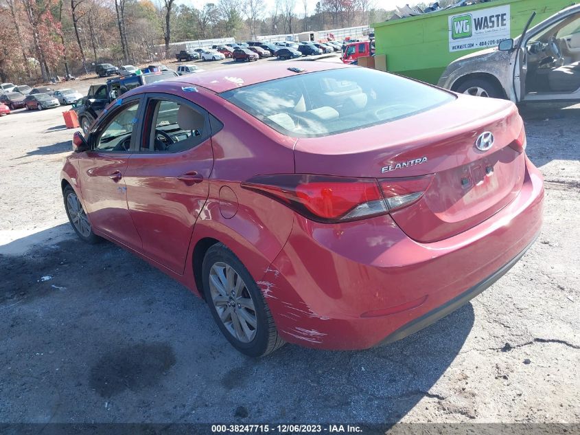 2014 Hyundai Elantra Se (Ulsan Plant) VIN: KMHDH4AE1EU083381 Lot: 38247715