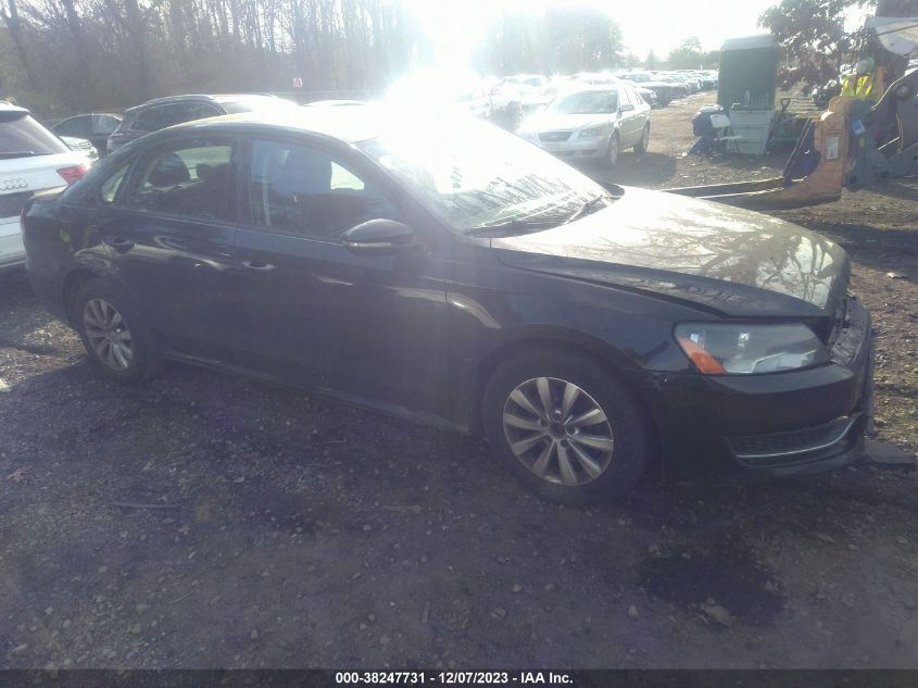 2012 Volkswagen Passat 2.5L S VIN: 1VWAP7A38CC035631 Lot: 38247731