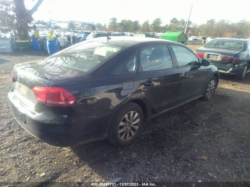 1VWAP7A38CC035631 2012 Volkswagen Passat 2.5L S