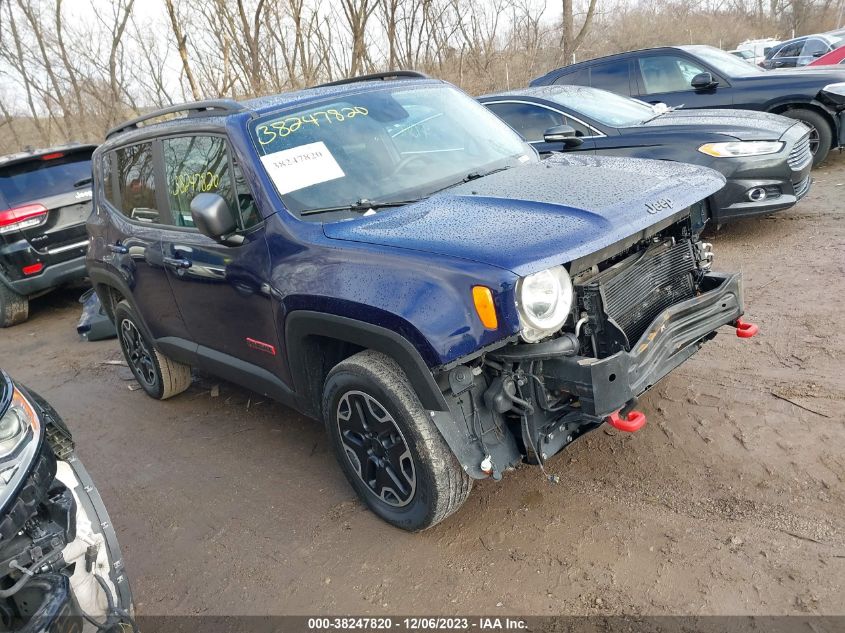 2017 Jeep Renegade Trailhawk 4X4 VIN: ZACCJBCB2HPF41821 Lot: 38247820