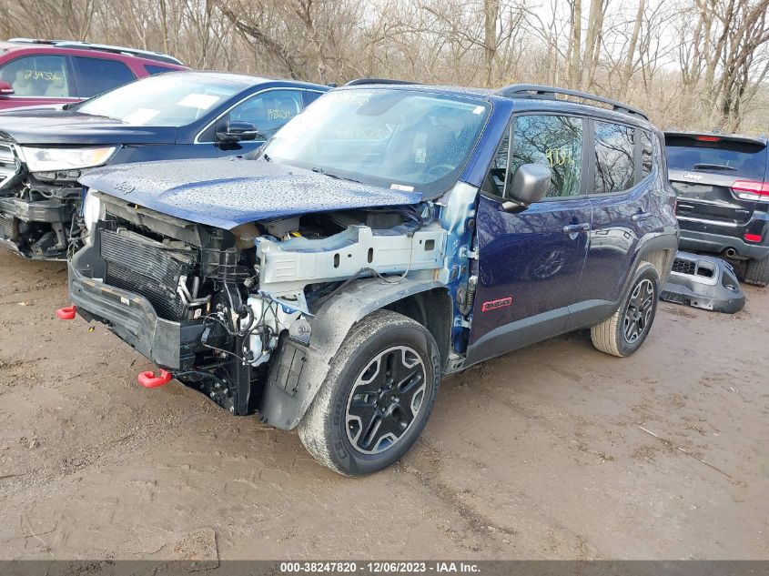 2017 Jeep Renegade Trailhawk 4X4 VIN: ZACCJBCB2HPF41821 Lot: 38247820