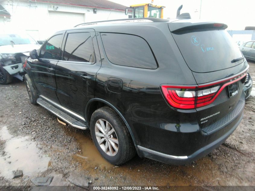 2015 Dodge Durango Sxt VIN: 1C4RDJAGXFC761025 Lot: 38248092