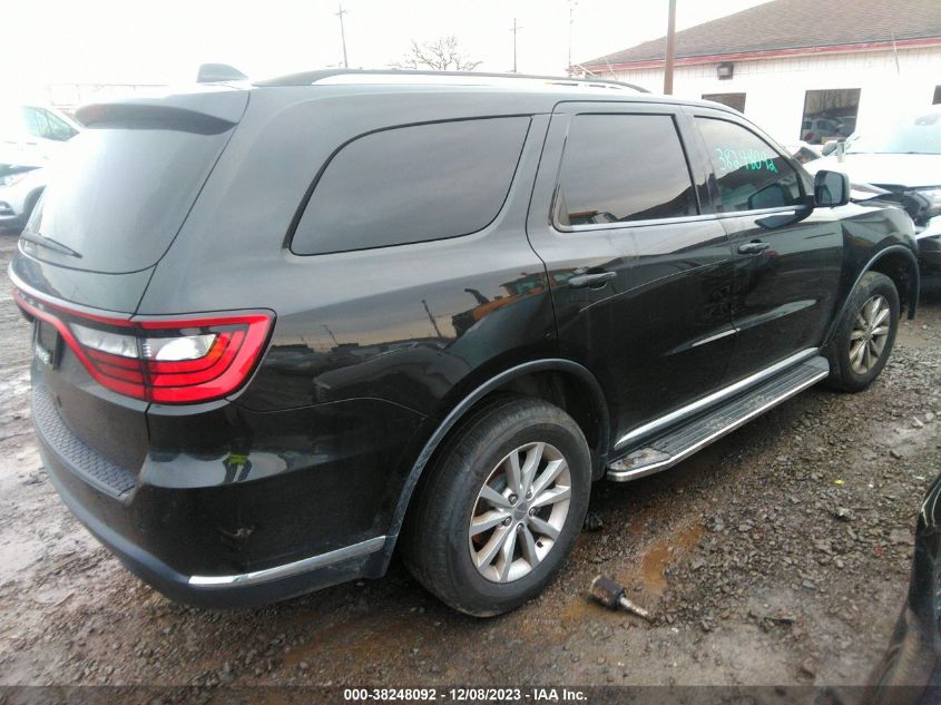 2015 Dodge Durango Sxt VIN: 1C4RDJAGXFC761025 Lot: 38248092