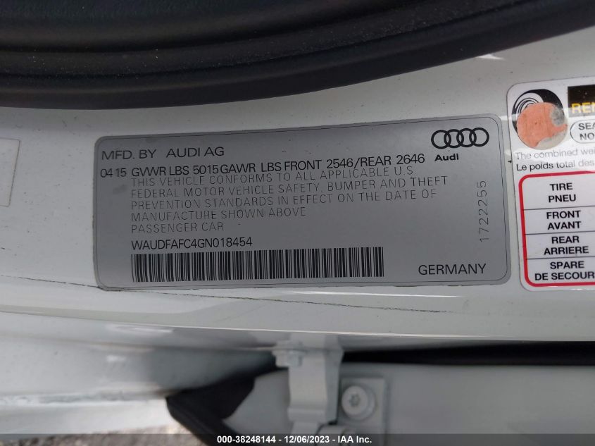 Audi A6 2015 -auction- 8