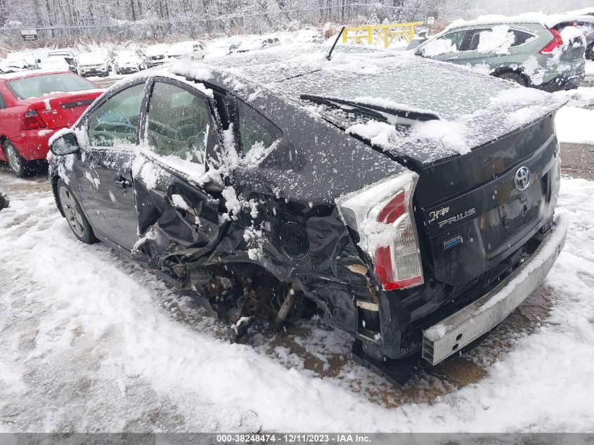 2013 Toyota Prius Three Se VIN: JTDKN3DU3D5609553 Lot: 38248474