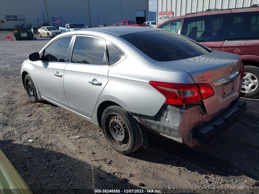 2017 Nissan Sentra S VIN: 3N1AB7AP1HY220044 Lot: 38248550