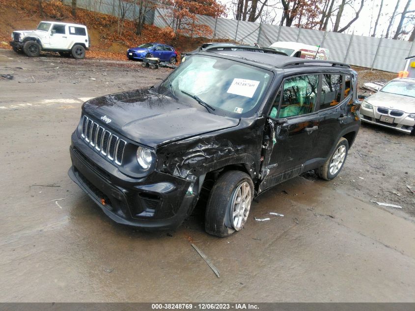 2019 Jeep Renegade Sport 4X4 VIN: ZACNJBAB2KPJ75746 Lot: 38248769