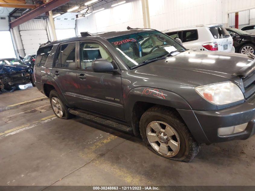 2005 Toyota 4Runner Limited V6 VIN: JTEBU17R150075820 Lot: 38248863