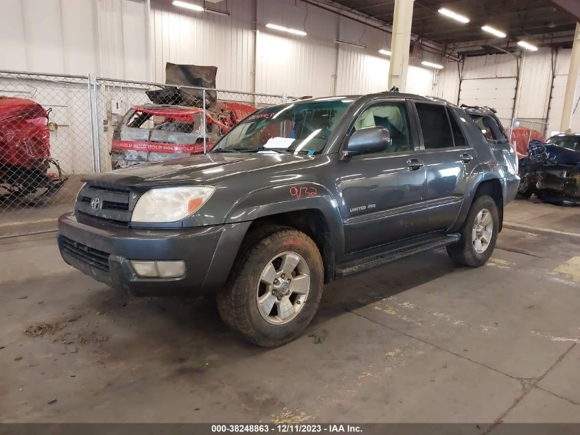 2005 Toyota 4Runner Limited V6 VIN: JTEBU17R150075820 Lot: 38248863