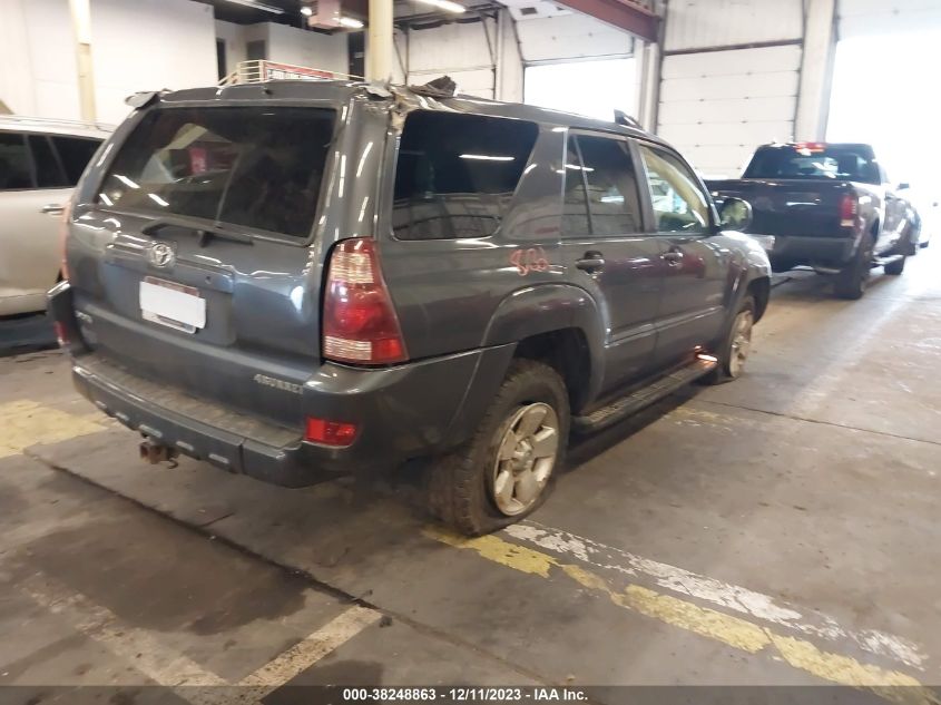 2005 Toyota 4Runner Limited V6 VIN: JTEBU17R150075820 Lot: 38248863