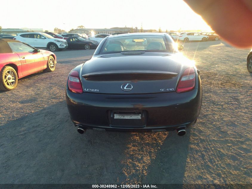 2008 Lexus Sc 430 VIN: JTHFN45Y089019123 Lot: 38248962