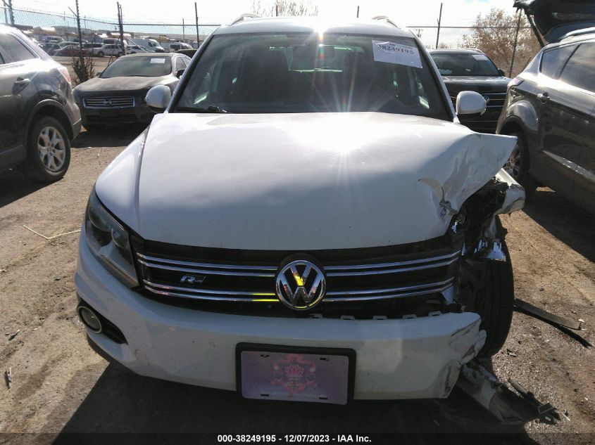 2016 Volkswagen Tiguan R-Line VIN: WVGAV7AX3GW008476 Lot: 38249195