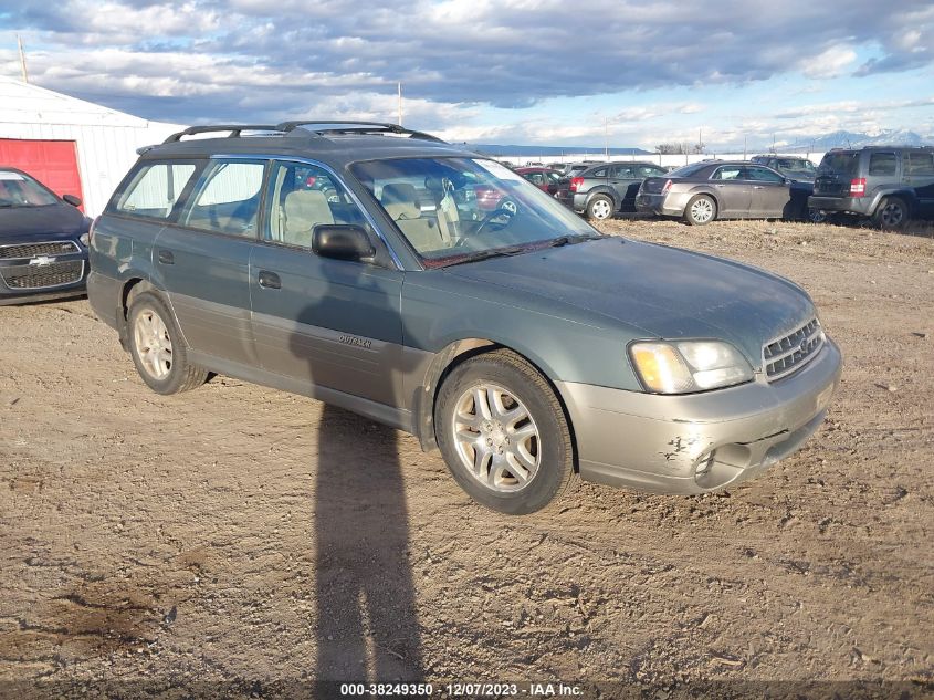 2001 Subaru Legacy Outback W/Gb Equip/Outback W/Gl Equip/Outback W/Rl Equip VIN: 4S3BH675817623431 Lot: 38249350