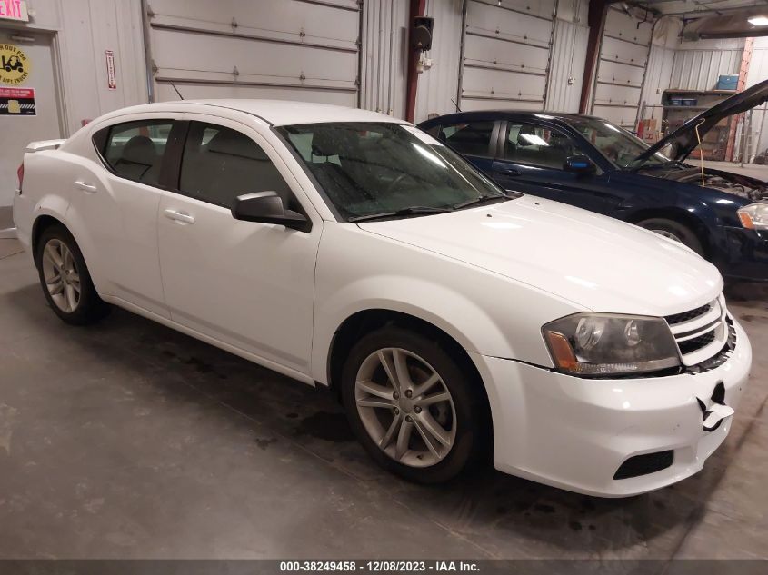 2014 Dodge Avenger Se VIN: 1C3CDZAG8EN166881 Lot: 38249458