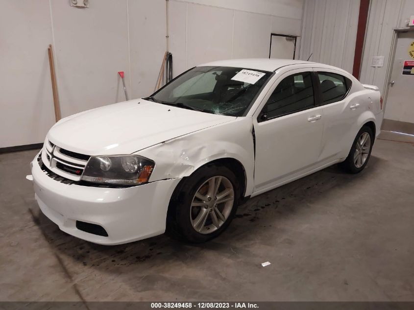 2014 Dodge Avenger Se VIN: 1C3CDZAG8EN166881 Lot: 38249458