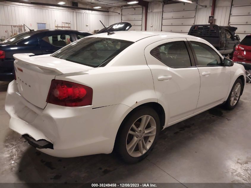 2014 Dodge Avenger Se VIN: 1C3CDZAG8EN166881 Lot: 38249458