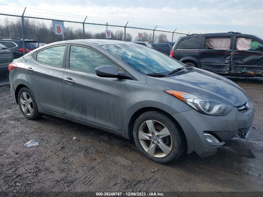 2013 Hyundai Elantra Gls Pzev VIN: 5NPDH4AE0DH442121 Lot: 38249767