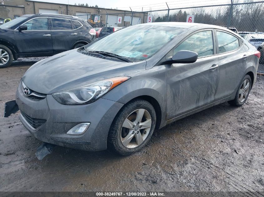 2013 Hyundai Elantra Gls Pzev VIN: 5NPDH4AE0DH442121 Lot: 38249767