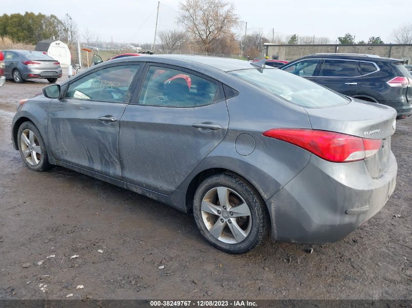 2013 Hyundai Elantra Gls Pzev VIN: 5NPDH4AE0DH442121 Lot: 38249767