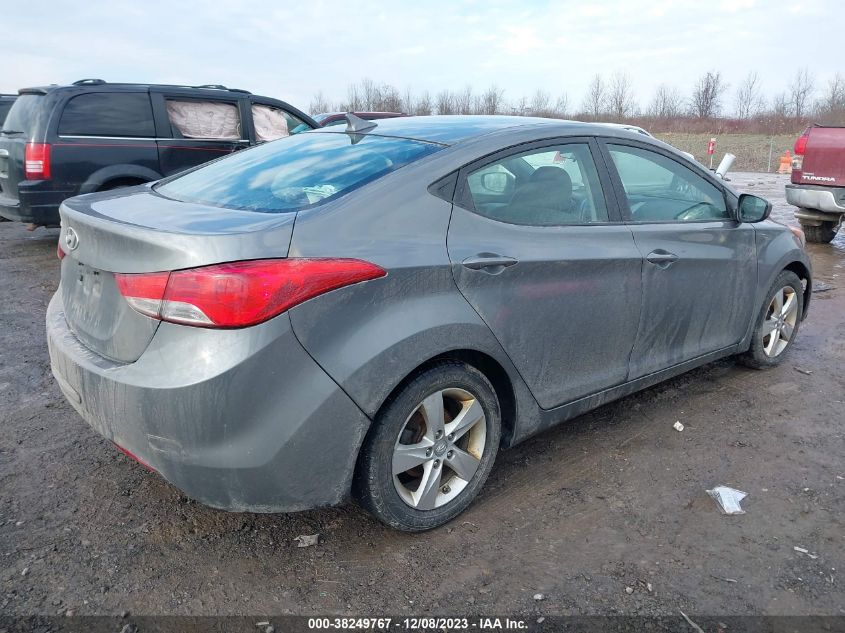 2013 Hyundai Elantra Gls Pzev VIN: 5NPDH4AE0DH442121 Lot: 38249767