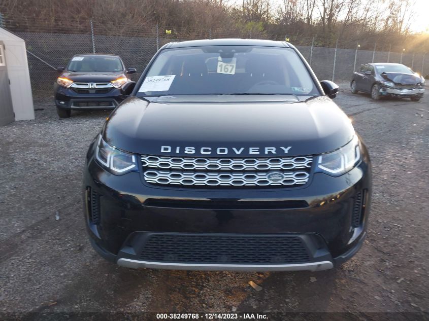 2020 Land Rover Discovery Sport Standard VIN: SALCK2FXXLH835481 Lot: 38249768