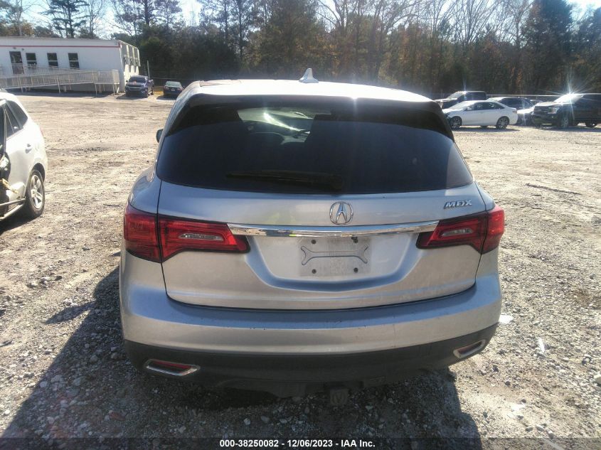 2014 Acura Mdx Technology Package VIN: 5FRYD3H45EB017657 Lot: 38250082