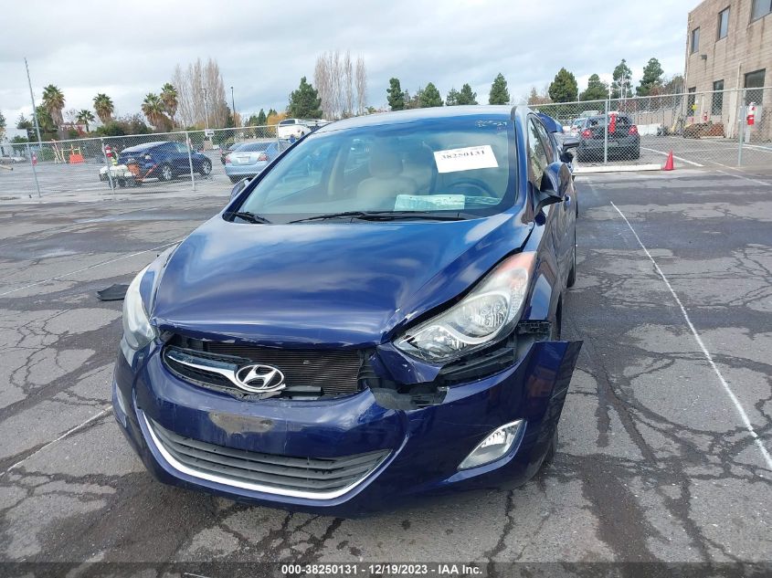 2013 Hyundai Elantra Gls VIN: 5NPDH4AE0DH453622 Lot: 38250131