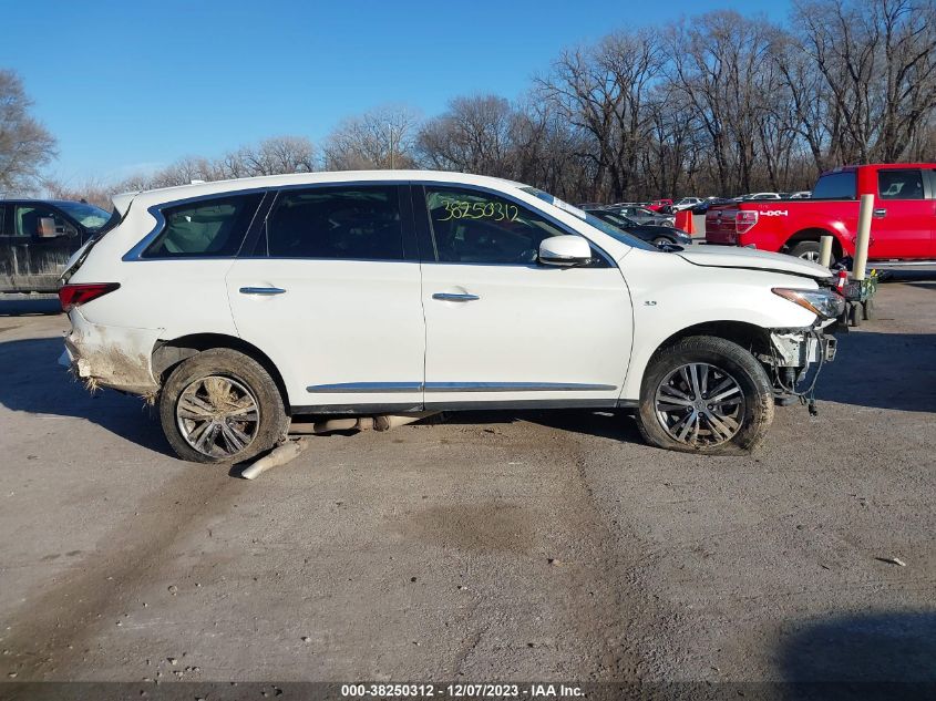 2016 Infiniti Qx60 Base (Cvt) VIN: 5N1AL0MN7GC501344 Lot: 38250312