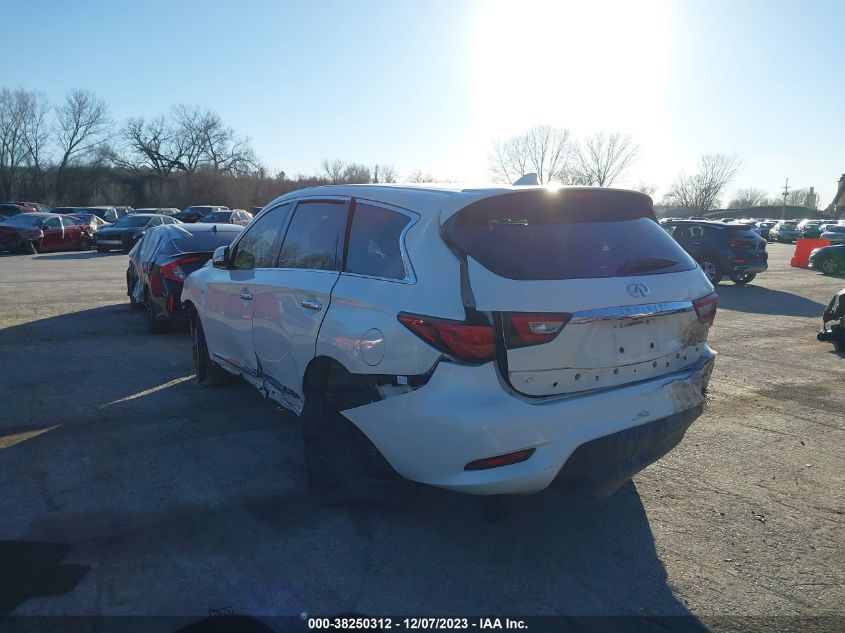 2016 Infiniti Qx60 Base (Cvt) VIN: 5N1AL0MN7GC501344 Lot: 38250312