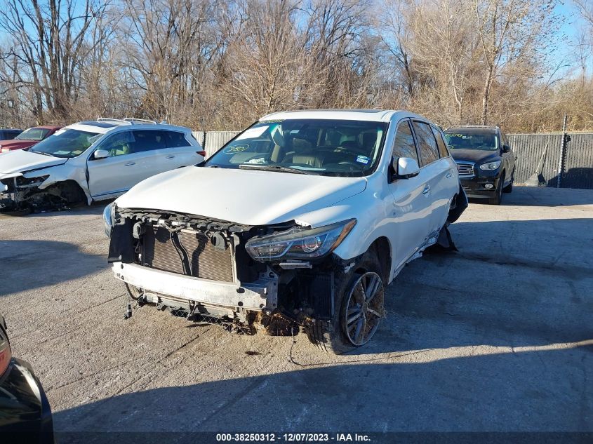 2016 Infiniti Qx60 Base (Cvt) VIN: 5N1AL0MN7GC501344 Lot: 38250312