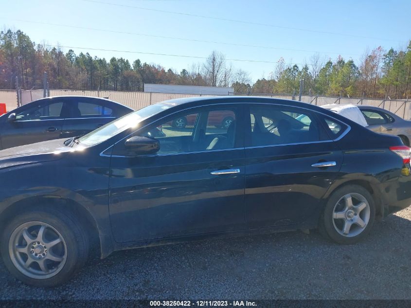 2013 Nissan Sentra Sv VIN: 3N1AB7AP9DL626774 Lot: 38250422