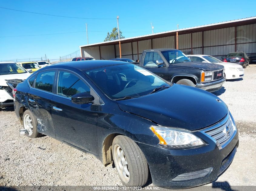 2013 Nissan Sentra Sv VIN: 3N1AB7AP9DL626774 Lot: 38250422