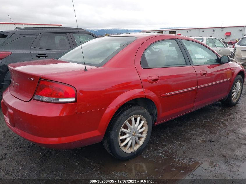 2003 Chrysler Sebring Lxi VIN: 1C3AL56R03N537736 Lot: 38250435