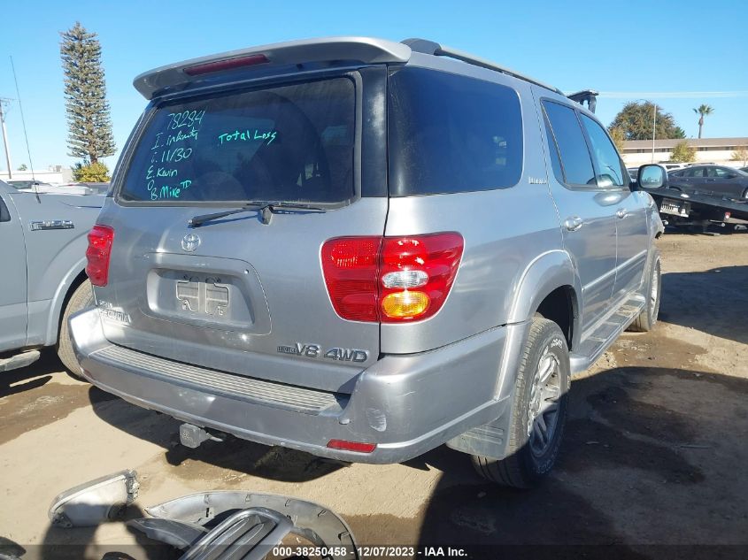 2003 Toyota Sequoia Limited VIN: 5TDBT48A43S177639 Lot: 38250458