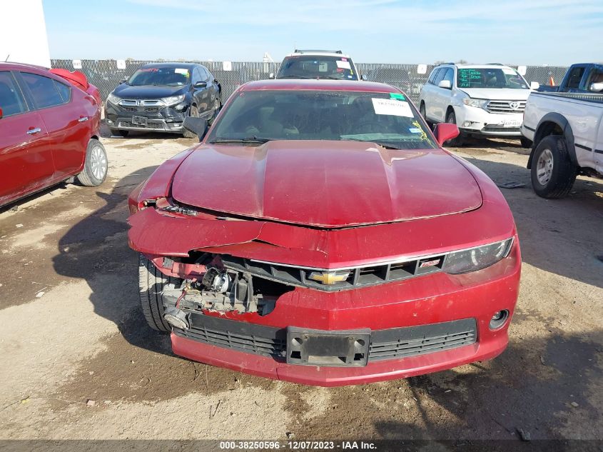 2015 Chevrolet Camaro 1Lt VIN: 2G1FD1E37F9187140 Lot: 38250596