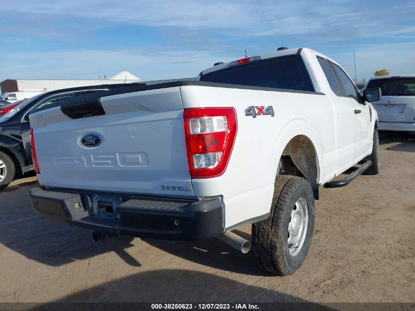 2022 Ford F-150 Xl VIN: 1FTFX1E59NKD05640 Lot: 38250623