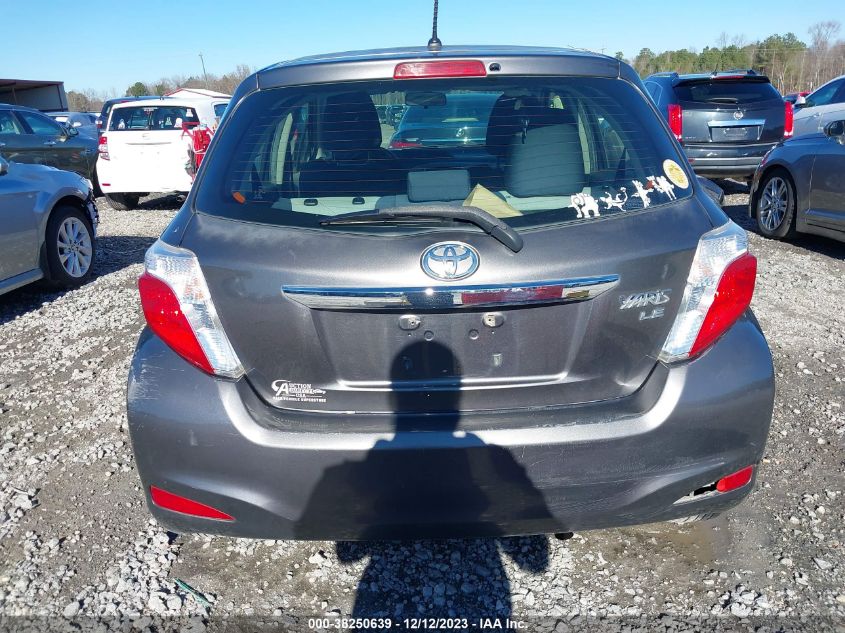 2013 Toyota Yaris Le VIN: JTDKTUD36DD556033 Lot: 38250639